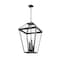 Z-Lite Talbot 4 Light Outdoor Chain Mount Ceiling Fixture, Black & Clear Beveled 579CHXLX-BK - alternate 8